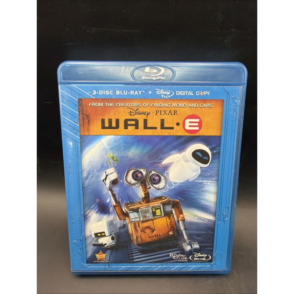 Wall-E (Blu-ray Disc, 2008, 3-Disc Set) *no digital